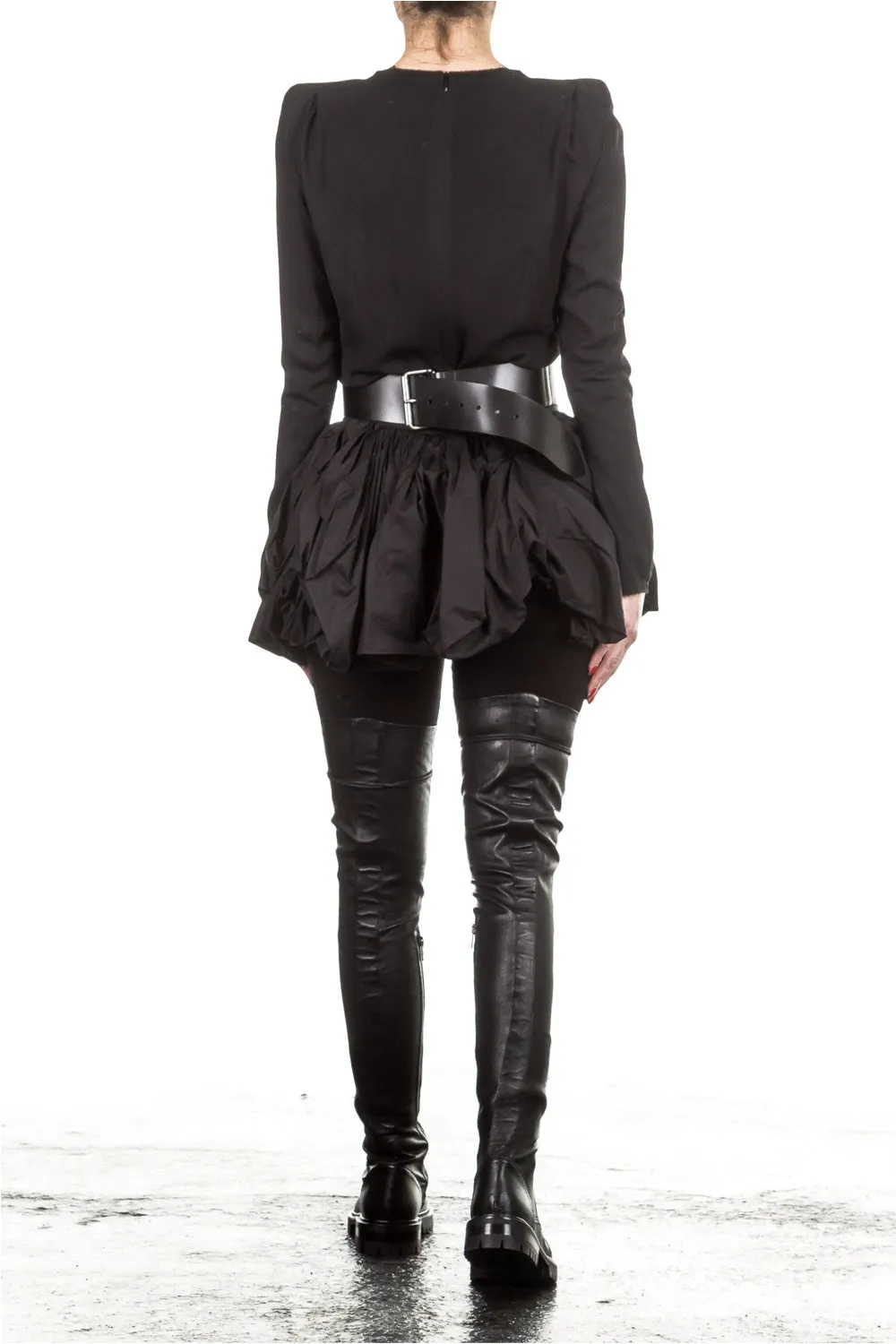 Ann Demeulemeester Damen Minikleid Avantgarde schwarz