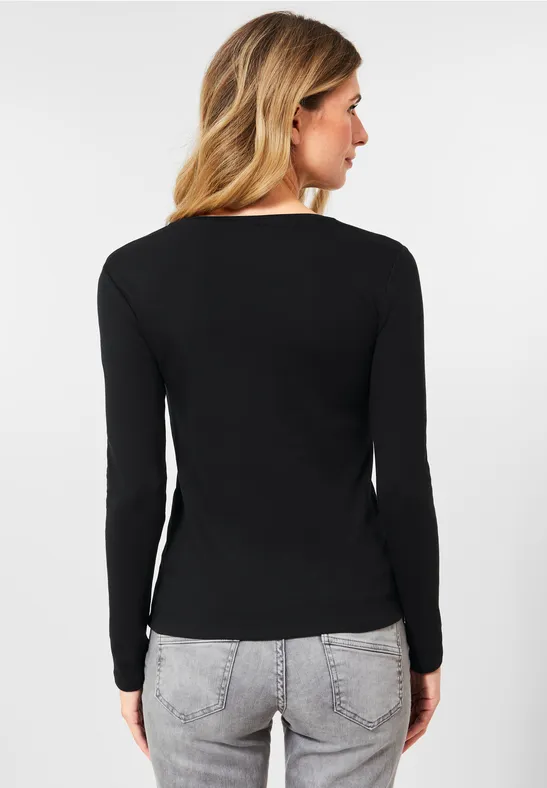 Basic Langarmshirt