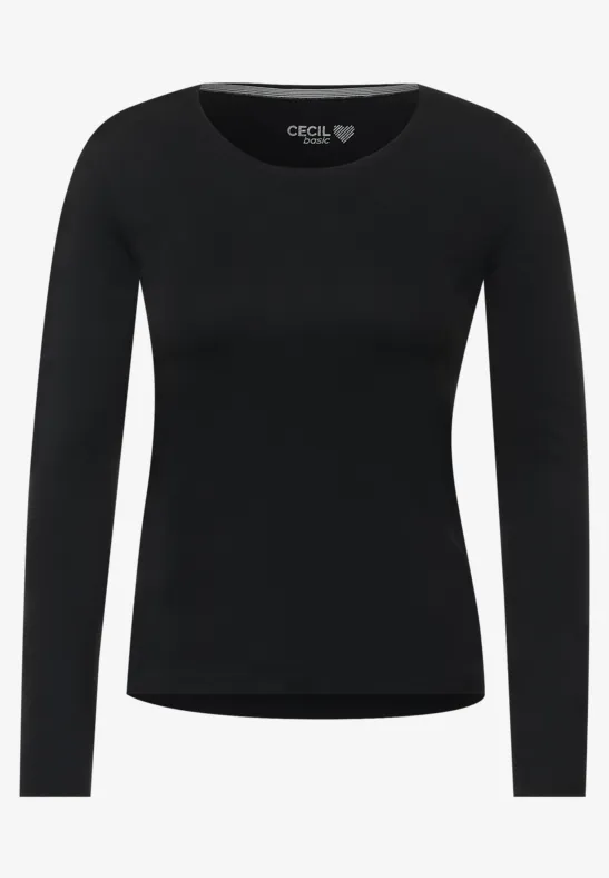 Basic Langarmshirt