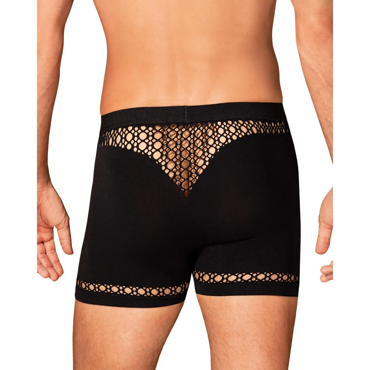 Boxer-Shorts mit Muster schwarz