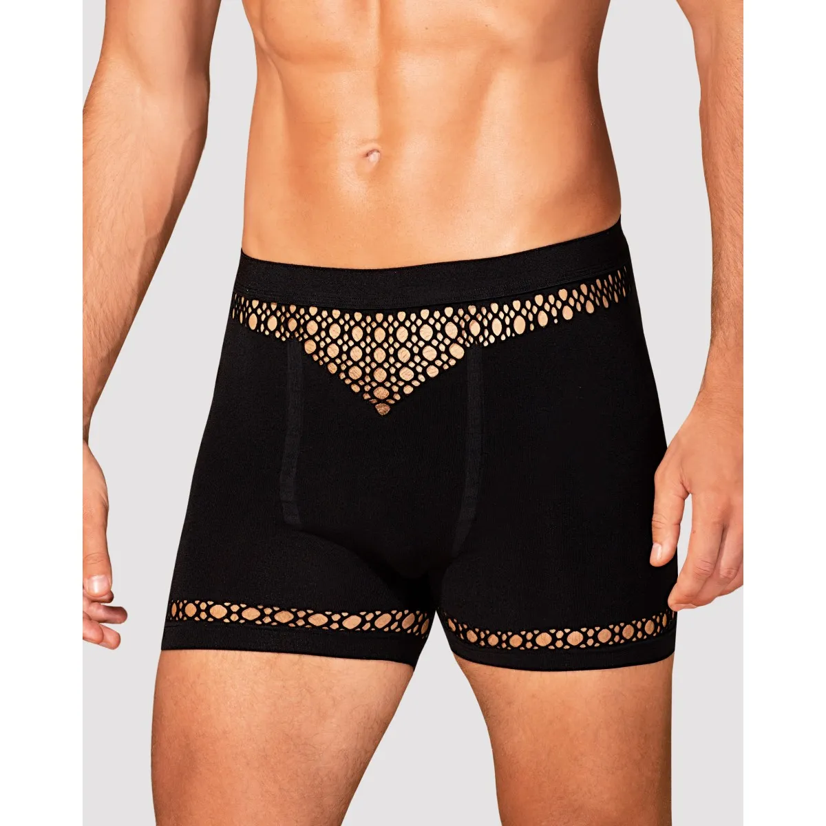 Boxer-Shorts mit Muster schwarz