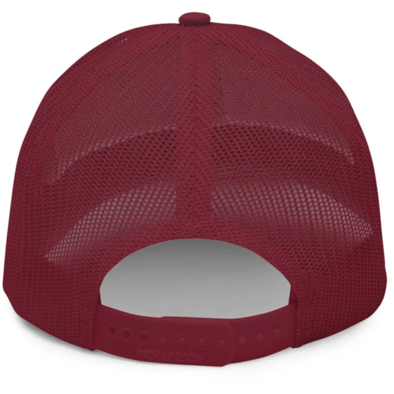 C64™ Australien Edition 6 Panel Kappe ➳ C-64 Weinrote Trucker Caps