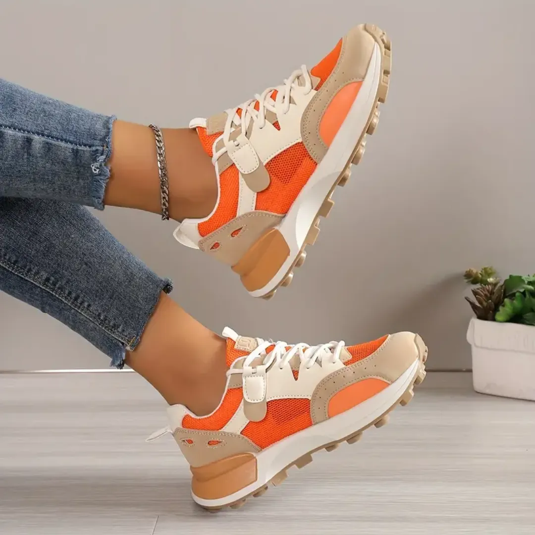 Damen-Sportschuhe in Colour-Block-Optik