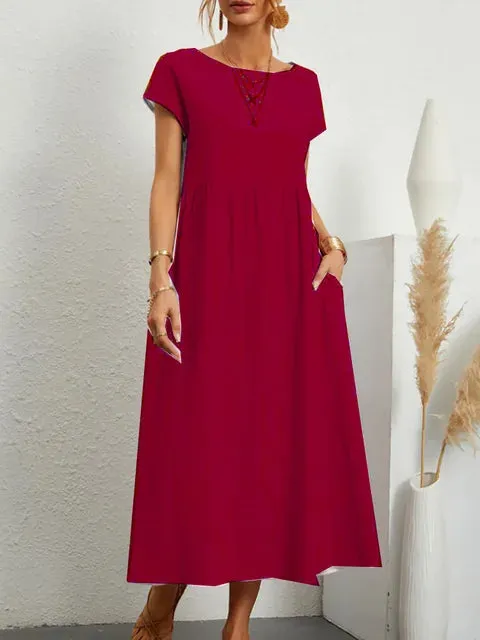 einfarbiges Kleid | Darcy
