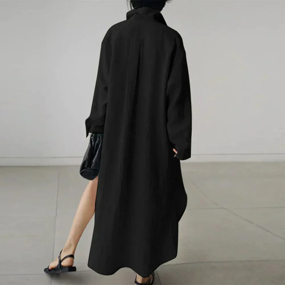 Elegantes Langärmeliges Maxikleid für Damen