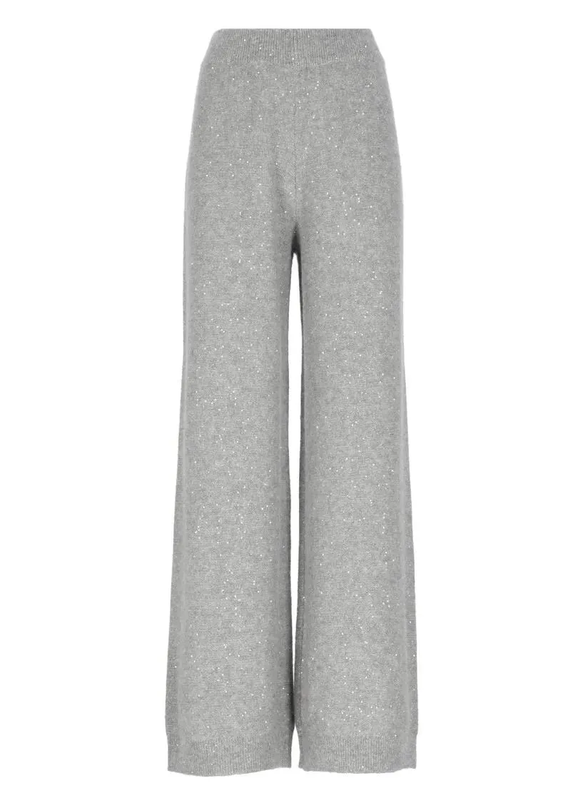   Fabiana Filippi  Trousers With Sequins Grey