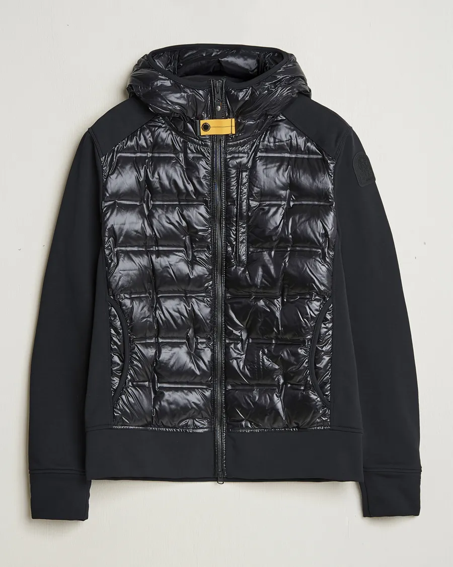Faron Techno Hybrid Hooded Jacket Black