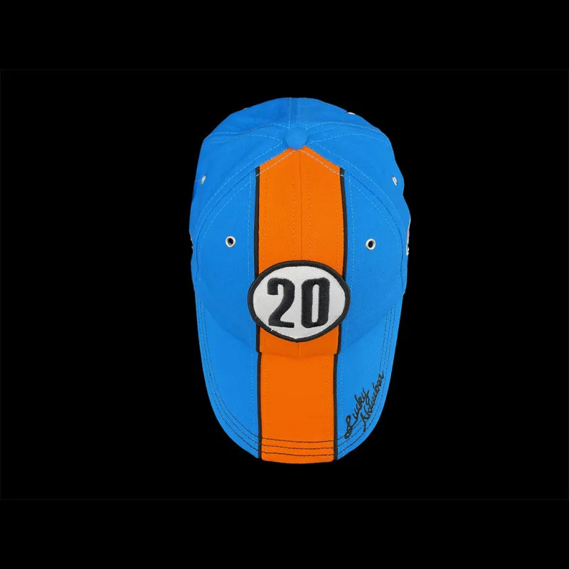Gulf Kappe 20 Lucky Number Kobaltblau / Orange - Unisex