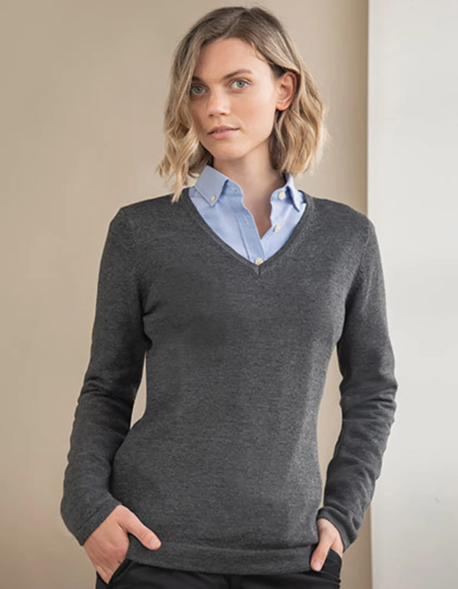 Henbury Damen Pullover besticken - Kleidung besticken - Magic Stick