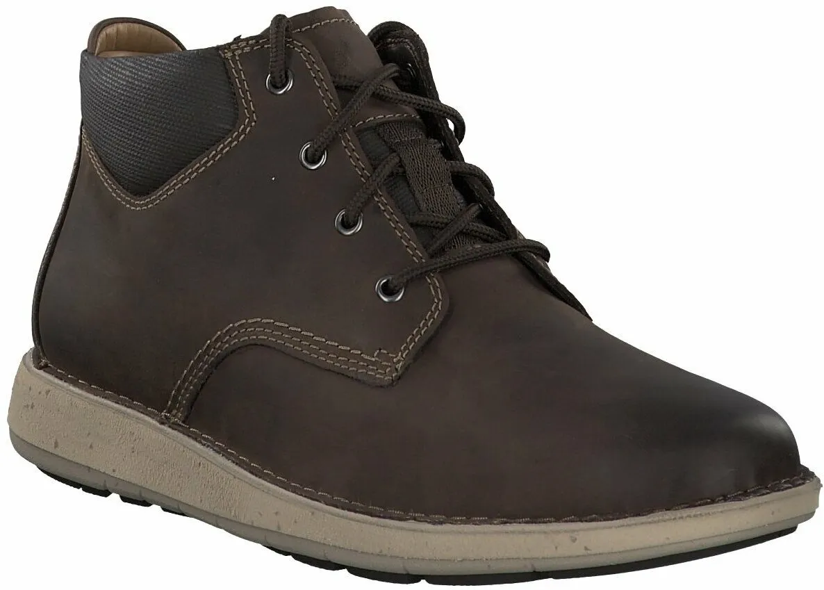 Herren-Schnürboots aus Leder 212221746472 (Mittelbraun)