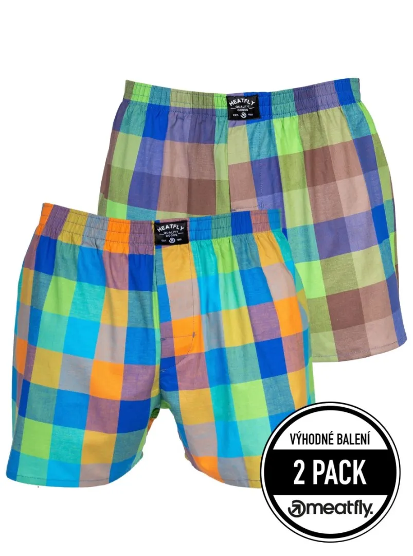Herren Shorts Meatfly Doug orange/braun S
