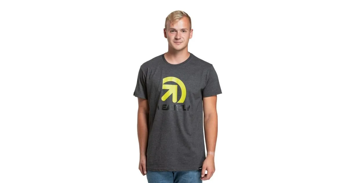 Herren-T-Shirt Meatfly Dais, Charcoal Heather M