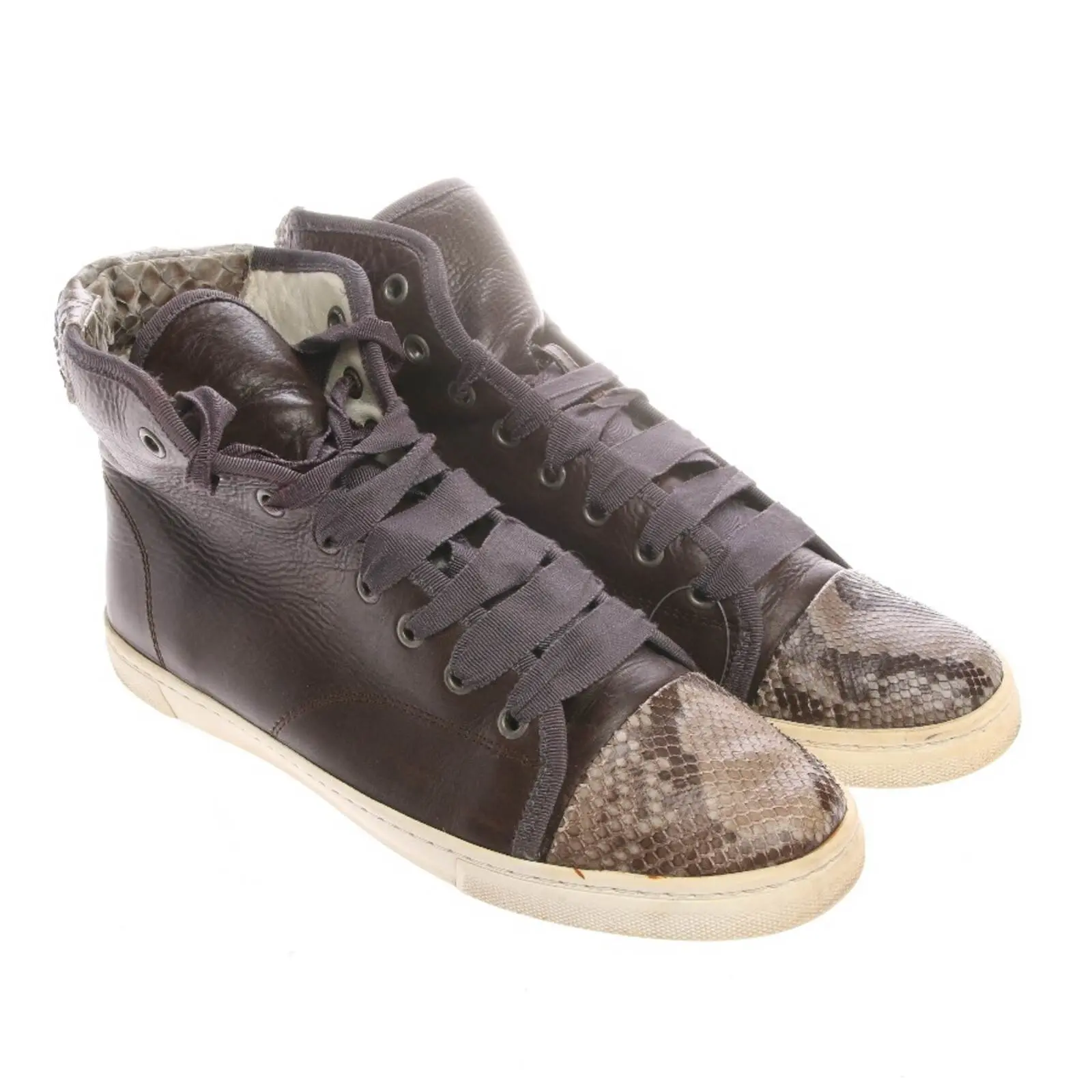 High-Top Sneaker EUR 39 Dunkelbraun