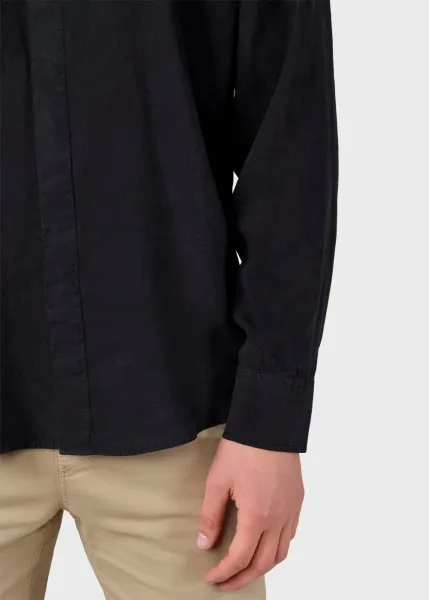 Klitmoller Herren Hemd Simon Lyocell Black