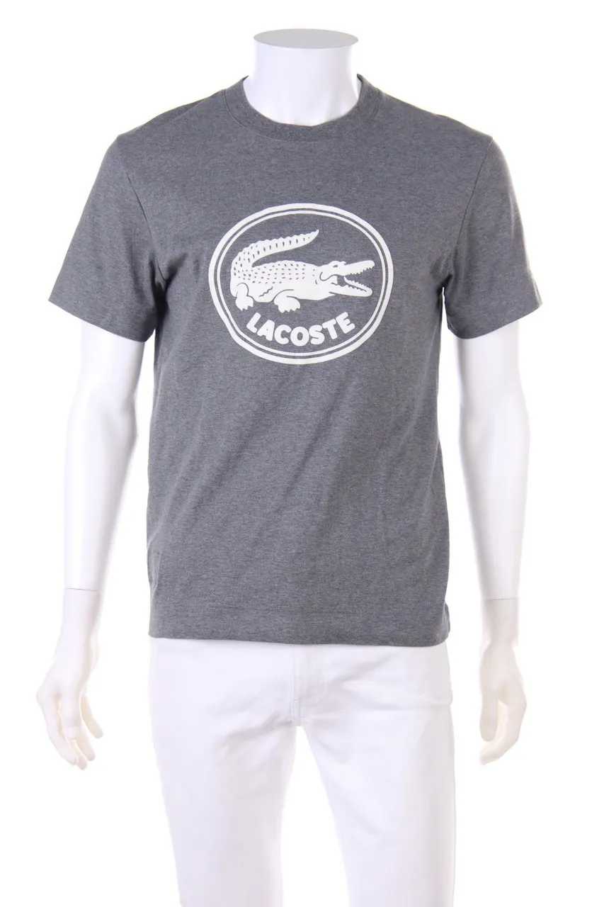 LACOSTE - T-Shirt mit Logo-Print - S