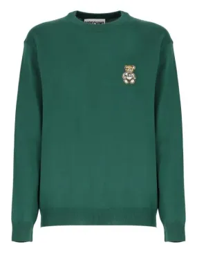   Moschino  Green Virgin Wool Sweater Green