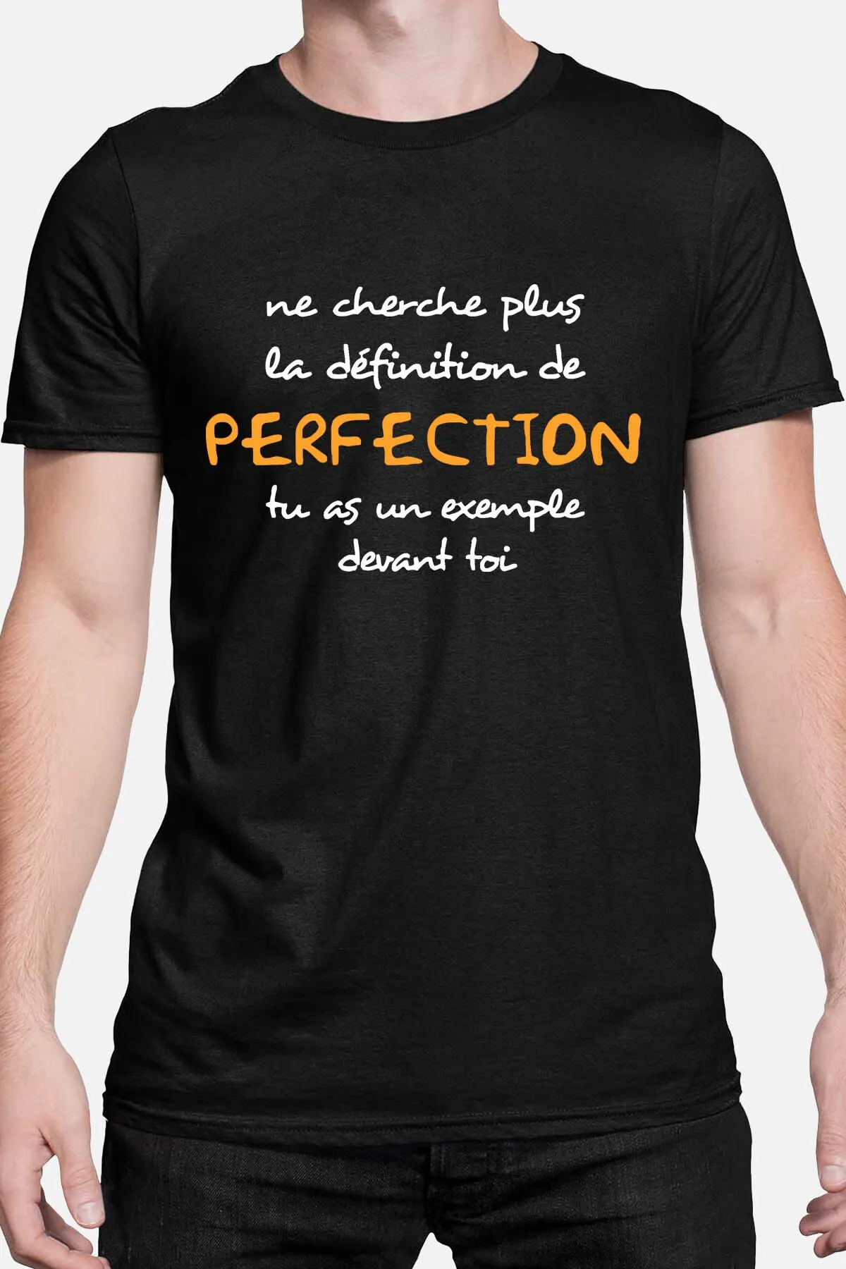 Perfektion strebt nach mehr – Herren-T-Shirt
