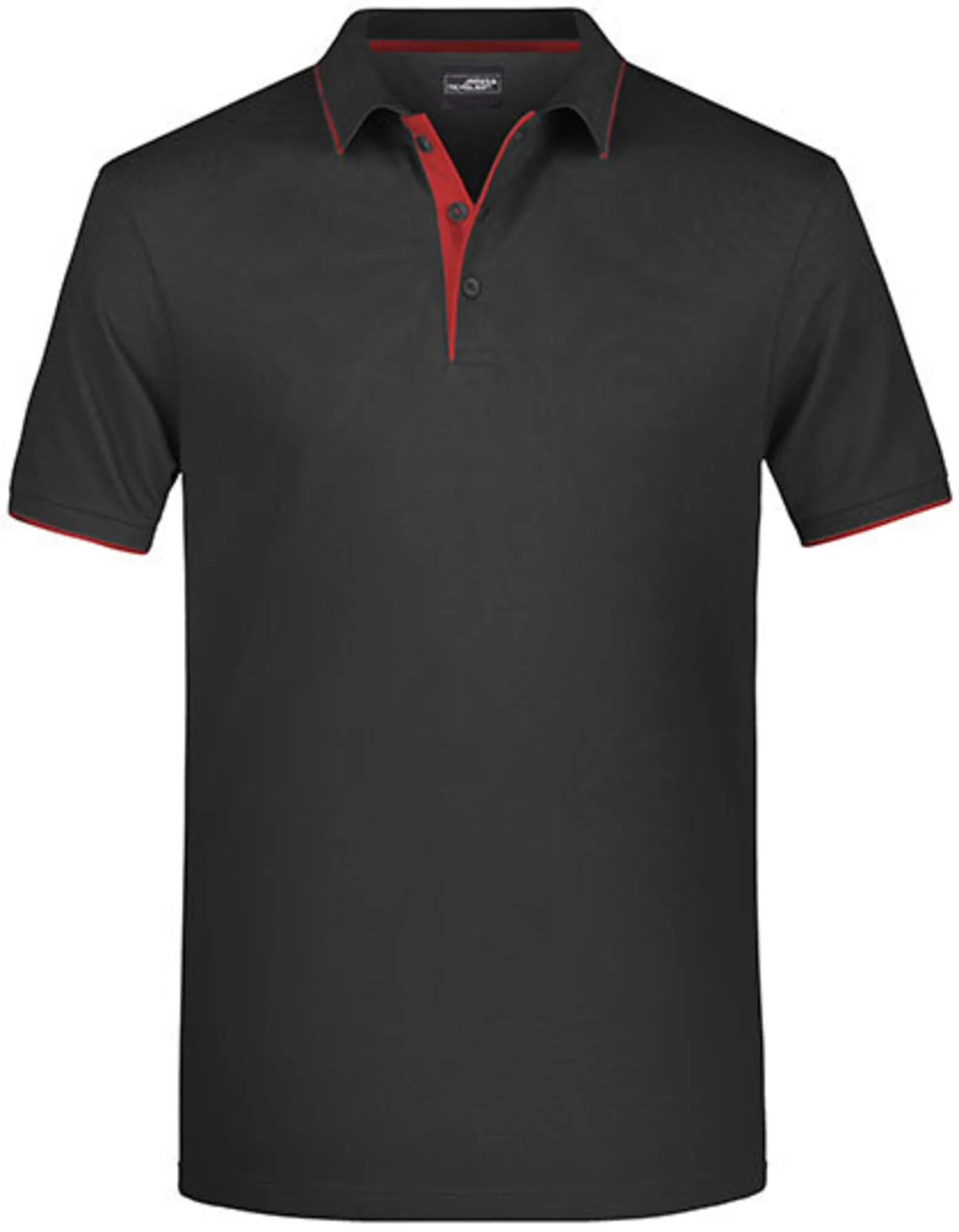 Polo mit Kontraststreifen besticken - Kleidung besticken - MagicStick