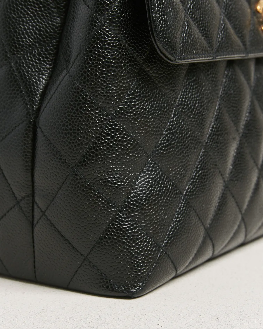 Pre-Owned Kelly Top Handle Bag Black Caviar