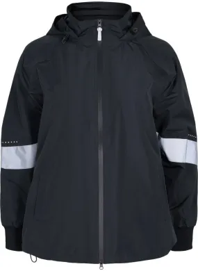 Regenjacke mit reflektierenden Details