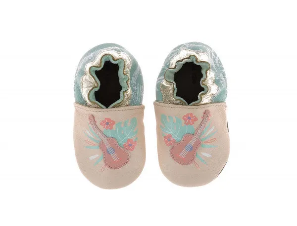 ROBEEZ Baby/Kinder Mädchen Hausschuhe/Krabbelschuhe EYES ON YOU LIGHT