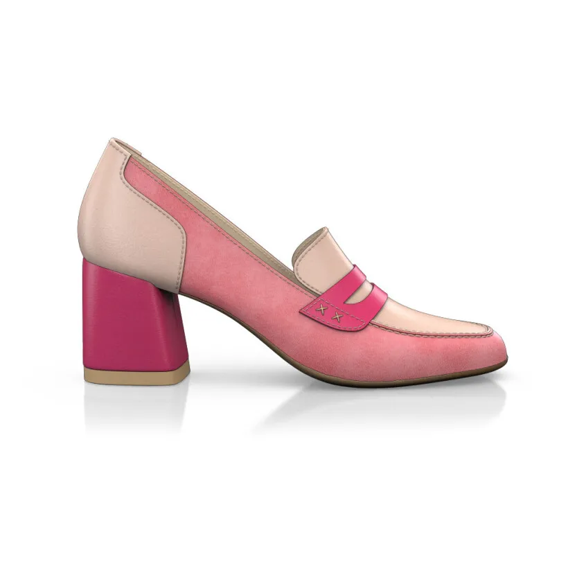 Schuhe mit quadratischem Absatz 59800