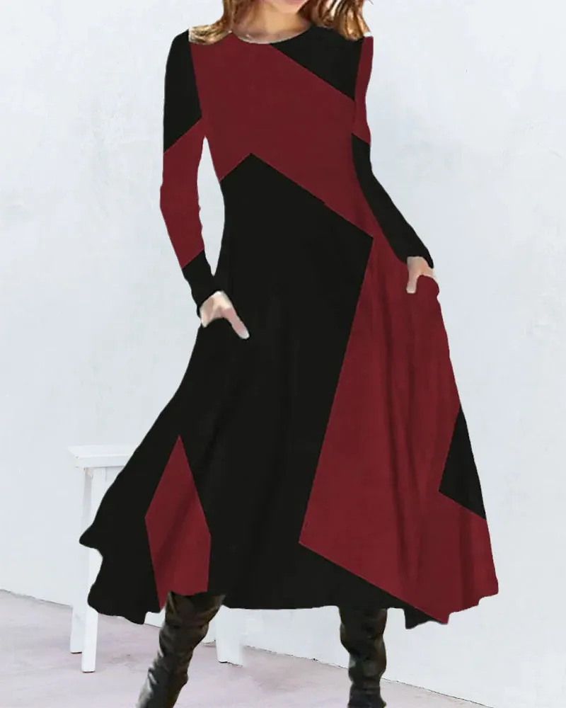 Selyssa - Langes Kleid - Schick - Einzigartiger Druck - Formelle Anläs