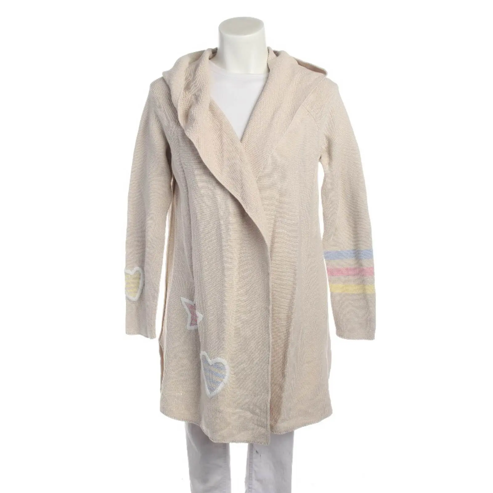 Strickjacke 42 Beige