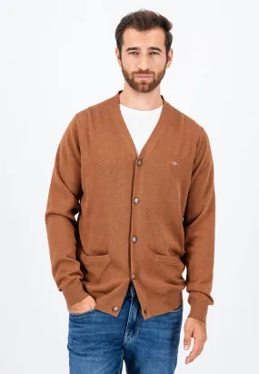 Strickjacke aus Baumwolle mit Knöpfen