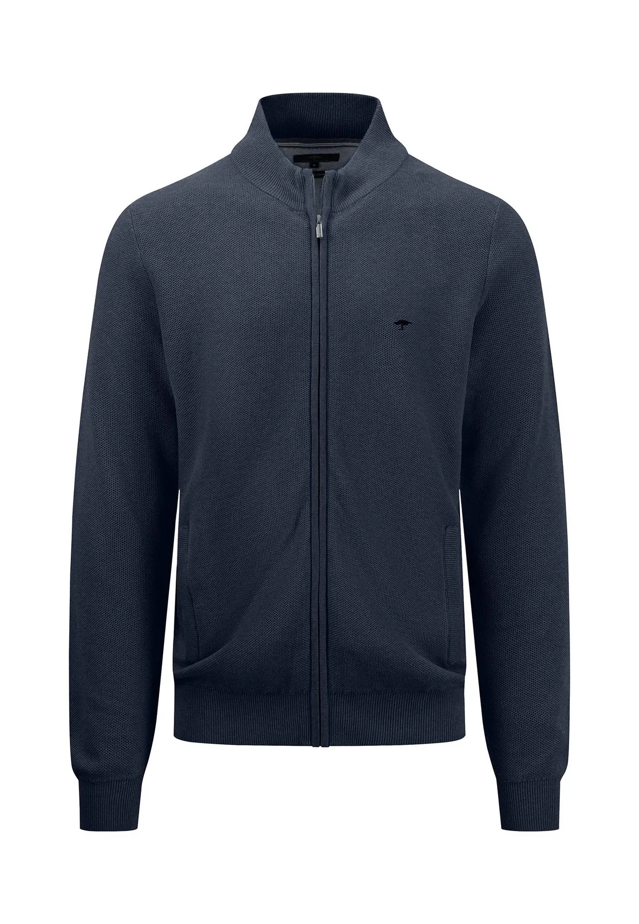 Strickjacke aus strukturierter Baumwolle