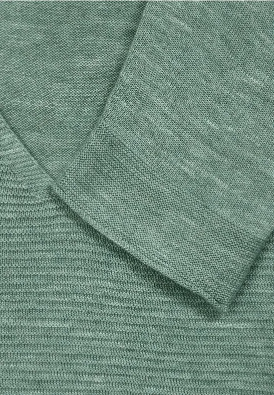 Struktur Streifen Pullover
