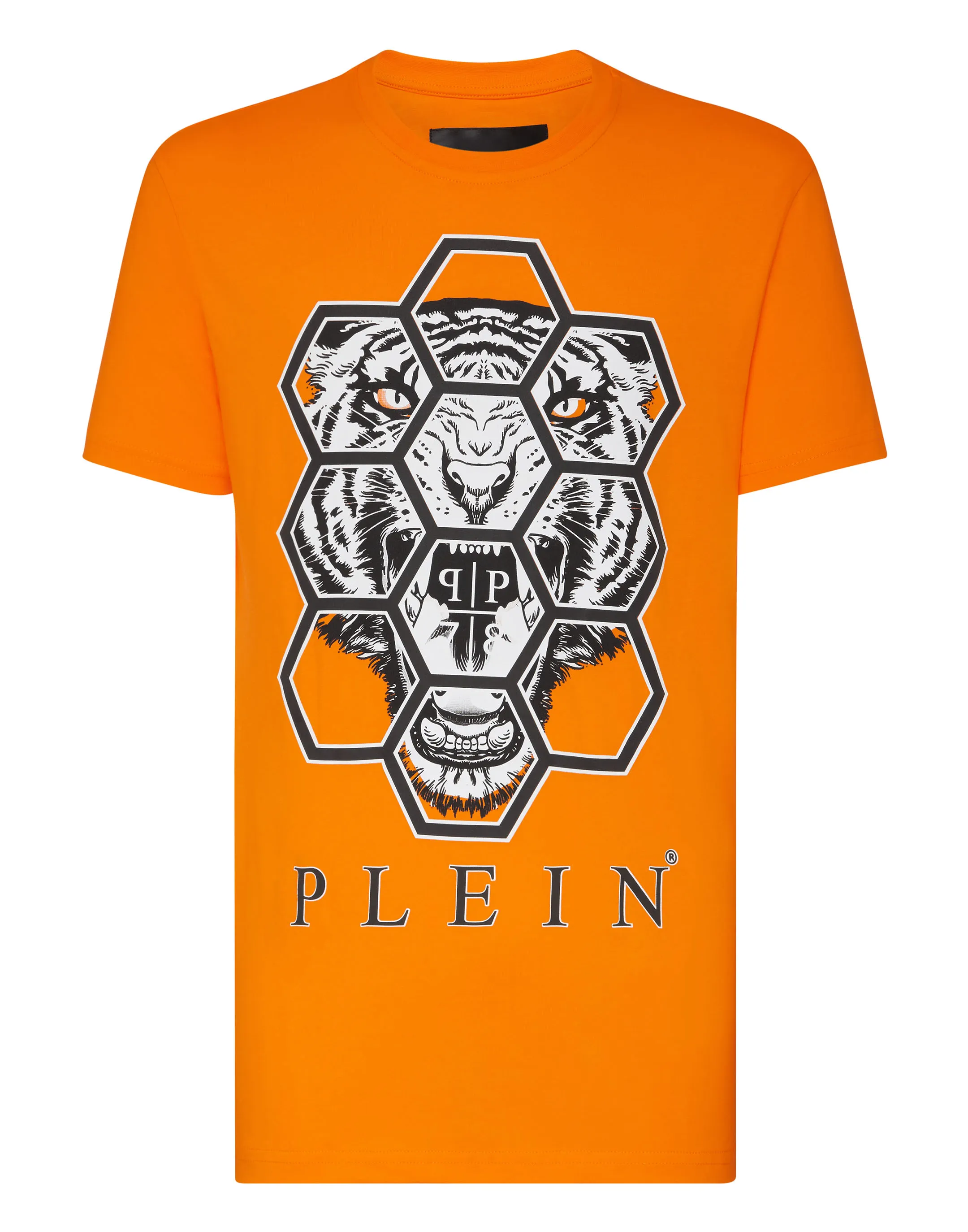 T-shirt Round Neck SS Hexagon tiger